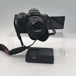 Used EOS R50 with Canon 18-45mm Camera