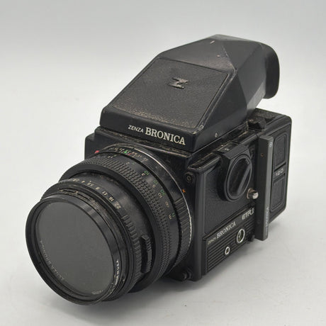 Used Zenza Bronica ETRSi with 75mm f/2.8 Zenxanon Lens and Multiple Film Backs Camera