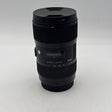 Used Sigma 18-35mm f/1.8 DC HSM Art (Canon mount) Lens