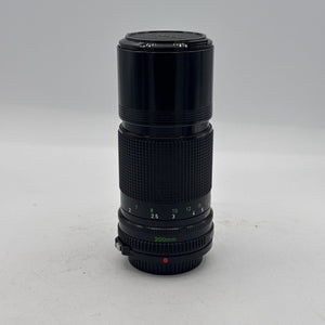 Used Canon FD 200mm f/4 Lens