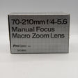Used Sigma ProSpec 70-210mm f/4-5.6 Manual Focus Macro Zoom Lens