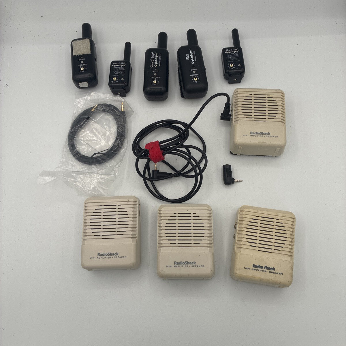 Used Paul C. Buff CyberSync CSRB Receiver (set with RadioShack Mini Amplifier Speakers)