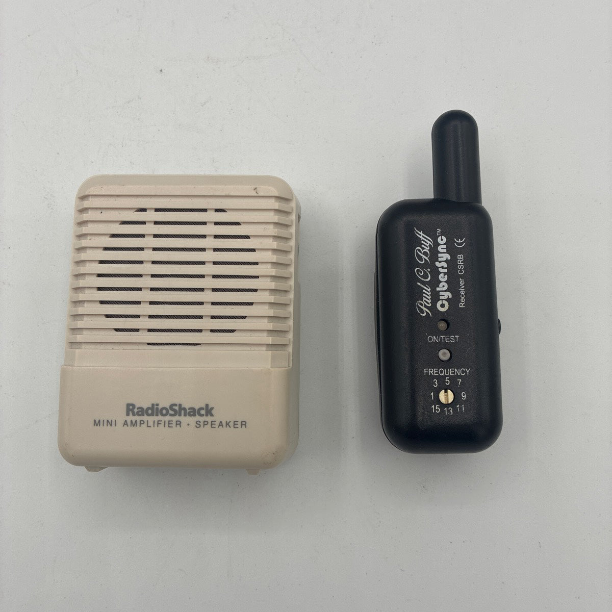 Used Paul C. Buff CyberSync CSRB Receiver (set with RadioShack Mini Amplifier Speakers)