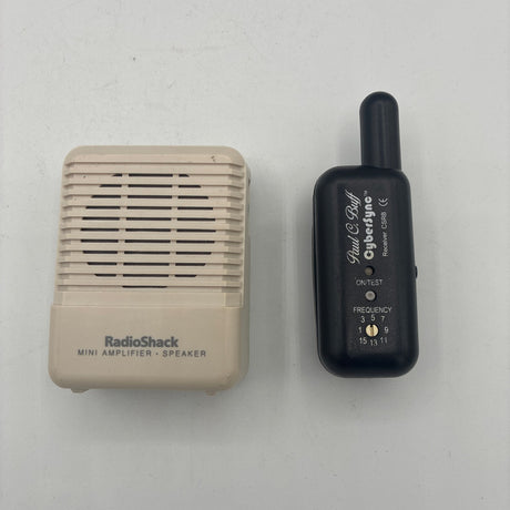 Used Paul C. Buff CyberSync CSRB Receiver (set with RadioShack Mini Amplifier Speakers)
