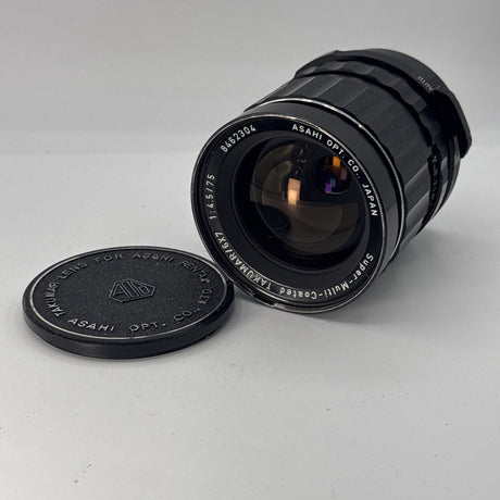 Used Asahi Pentax Super-Multi-Coated Takumar 6x7 75mm f/4.5 Lens
