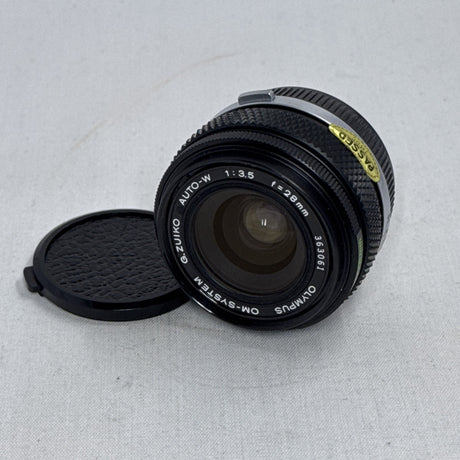 Used Olympus G.Zuiko Auto-W 28mm f/3.5 OM-System Lens