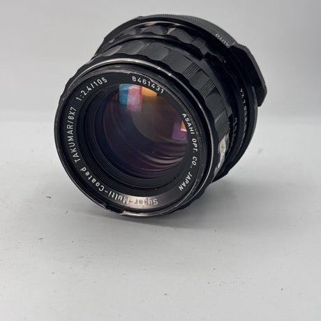 Used Asahi Pentax Super-Multi-Coated Takumar 6x7 105mm f/2.4 Lens