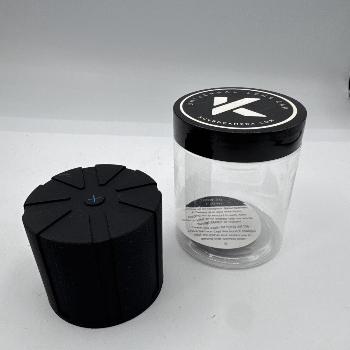 Used KUVRD Universal Lens Cap