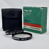 Used Hanimex 46mm Filter Kit (Skylight + UV)