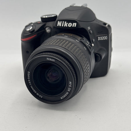 Used Nikon D3200 with 18-55mm f3.5-5.6G ED II Bundle Camera