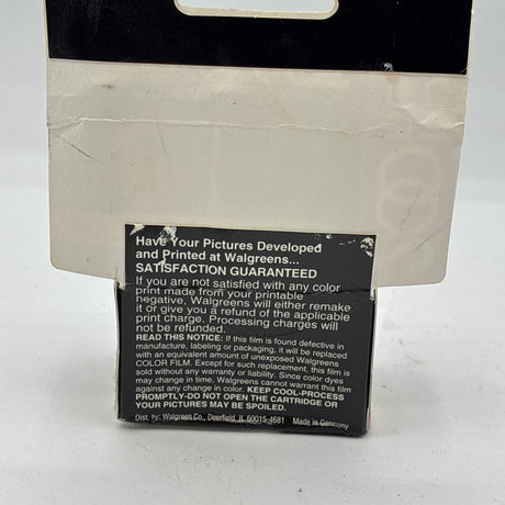 Used Walgreens Studio 35 200 ISO 35mm Color Print Film