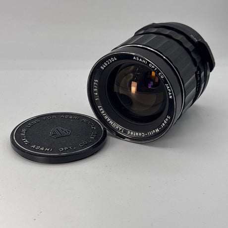 Used Asahi Pentax Super-Multi-Coated Takumar 6x7 75mm f/4.5 Lens
