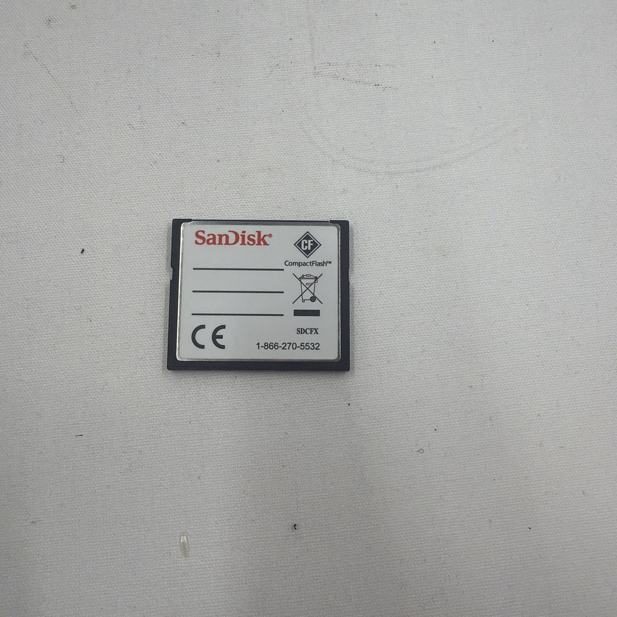 Used SanDisk Extreme III CompactFlash 4GB