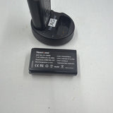 Used Newmowa BAT-BLJ31-NMW dual charger kit with 2x DMW-BLJ31 replacement batteries