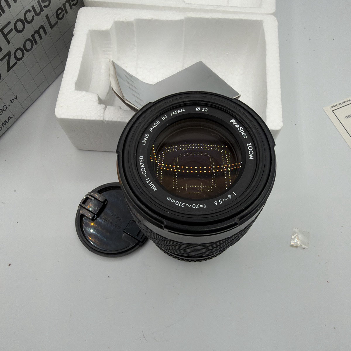 Used Sigma ProSpec 70-210mm f/4-5.6 Manual Focus Macro Zoom Lens