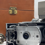 Used Polaroid Land Camera Model 95B with Wink-Light and Leather Case