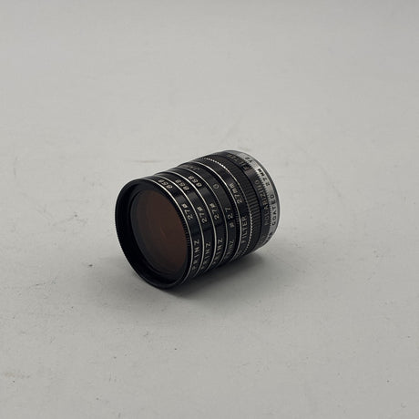 Used Various Brands 27mm Filter Set (Prinz 85B, Prinz G, Vivitar Polarizing, Vemar Coated, Tiesar Red)