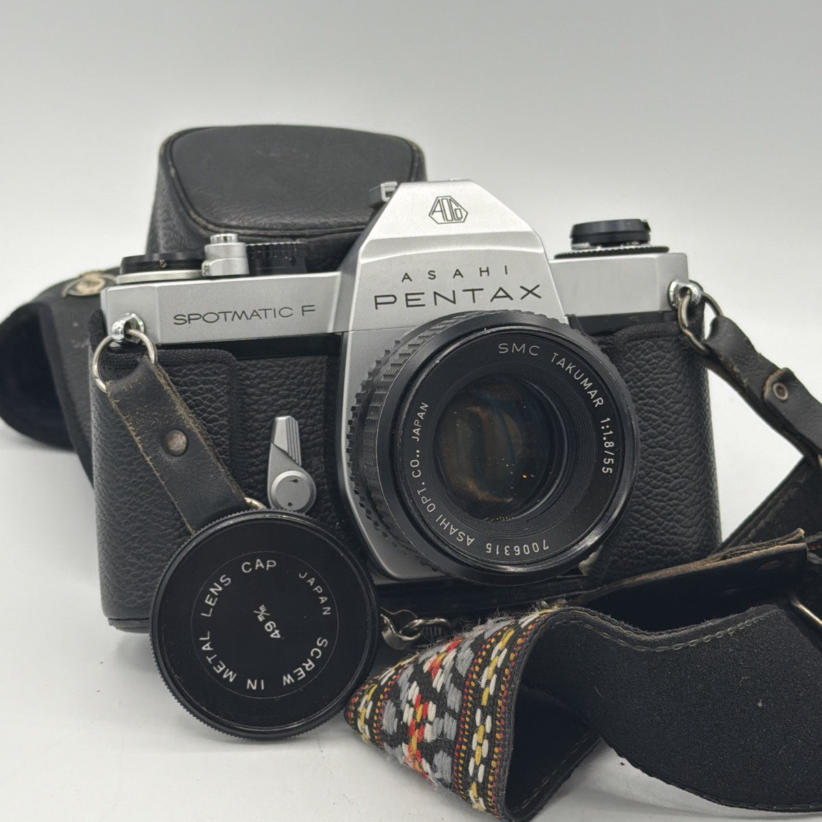 Used Asahi Pentax Spotmatic F w/ 55mm f/1.8 Lens Camera