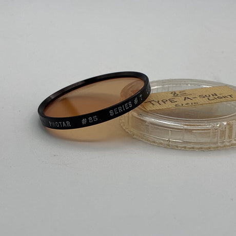 Used Tiffen Photar #85 Series 7 Type A Sunlight Conversion Filter