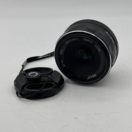 Used Meike 25mm f/1.8 MFT Lens