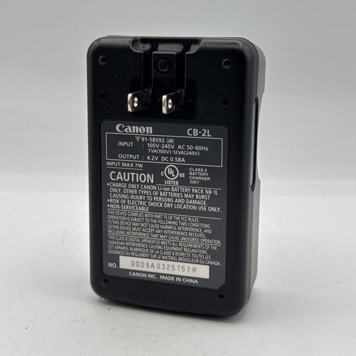 Used Canon CB-2L Battery Charger