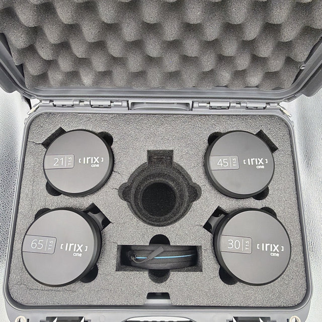 Used Irix Cine Lens Set (21mm T1.5, 30mm T1.5, 45mm T1.5, 65mm T1.5)
