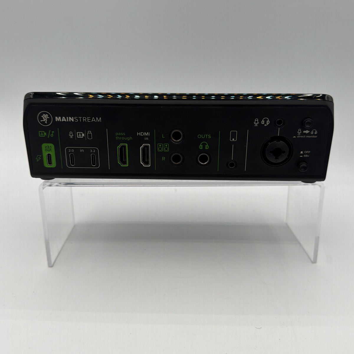 Used Mackie MainStream with Scarlett studio mic