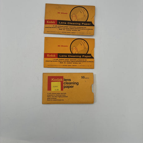 Used Kodak Lens Cleaning Paper