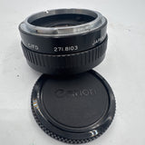 Used Sears Auto 2X Tele Converter 4E/MC (Canon FD) Adapter