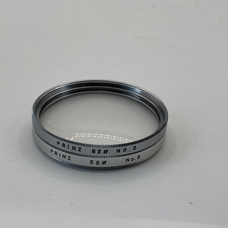 Used Prinz 52mm Close-Up Filter Set No.2 & No.3