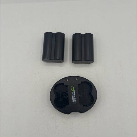 Used Wasabi Power BTR-NPW235 NP-W235 Battery (x2) + Dual Charger Kit
