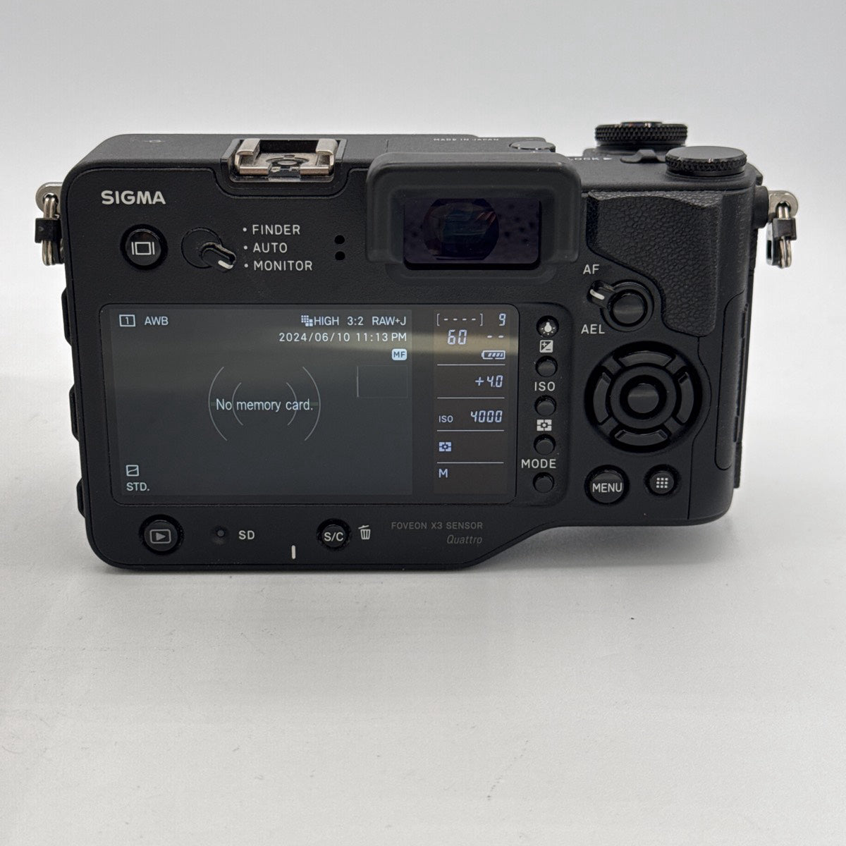 Used Sigma sd Quattro with 30mm F1.4 DC HSM & 12-24 F4.5-5.6 II DG Camera