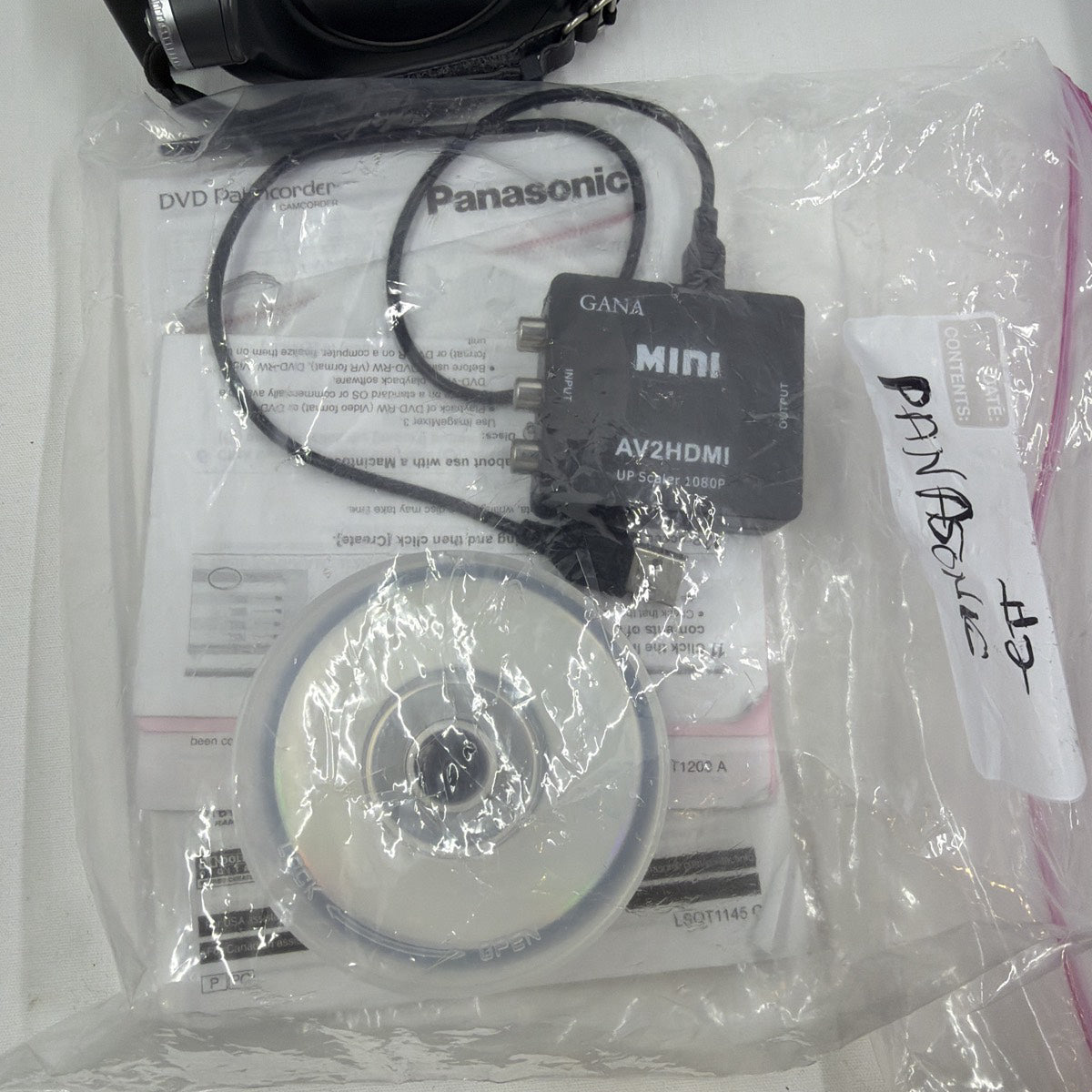 Used Panasonic VDR-D Series DVD Camcorder
