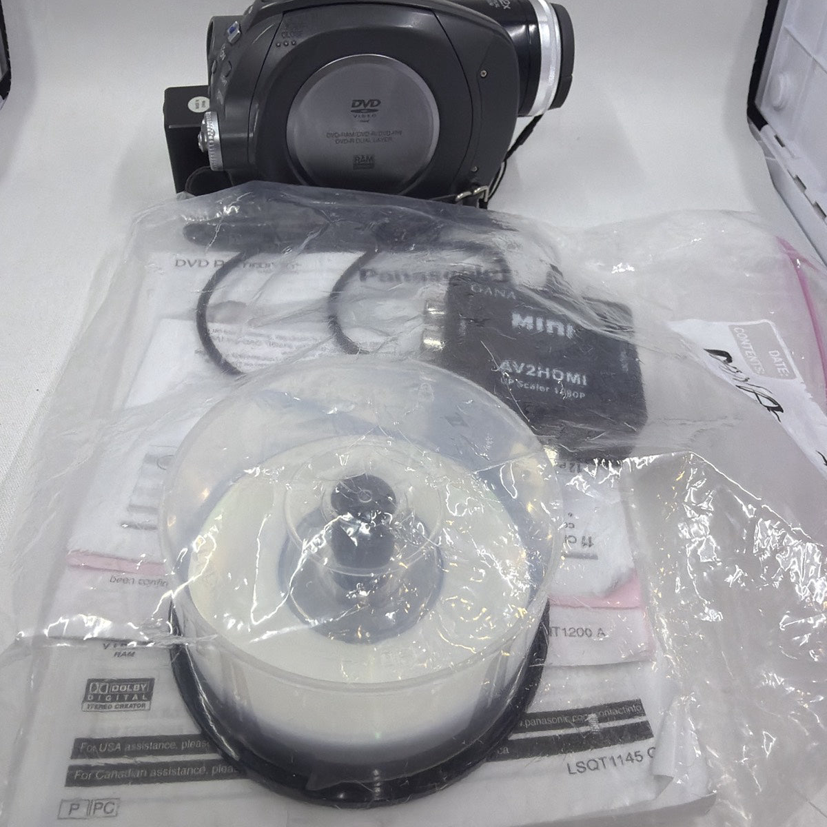 Used Panasonic VDR-D Series DVD Camcorder