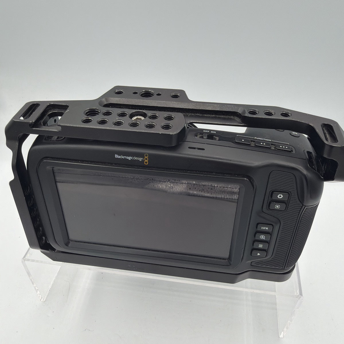 Used Blackmagic Design Pocket Cinema Camera 4K with Smallrig cage and battery