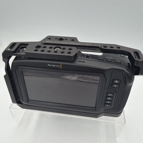 Used Blackmagic Design Pocket Cinema Camera 4K with Smallrig cage and battery