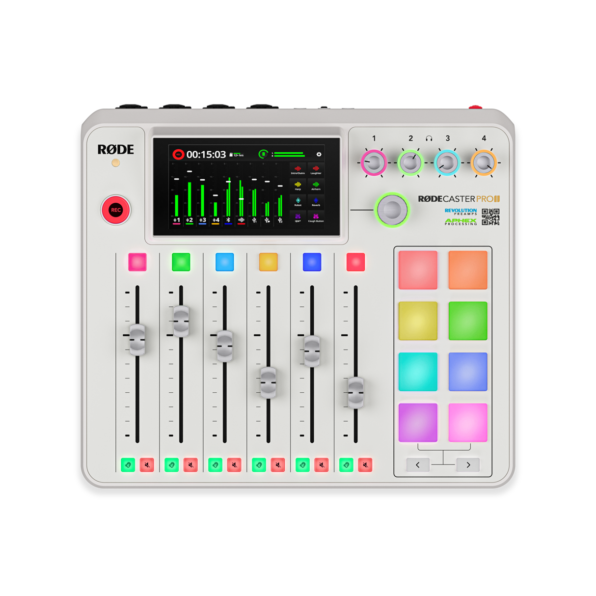 White RODECaster Pro II