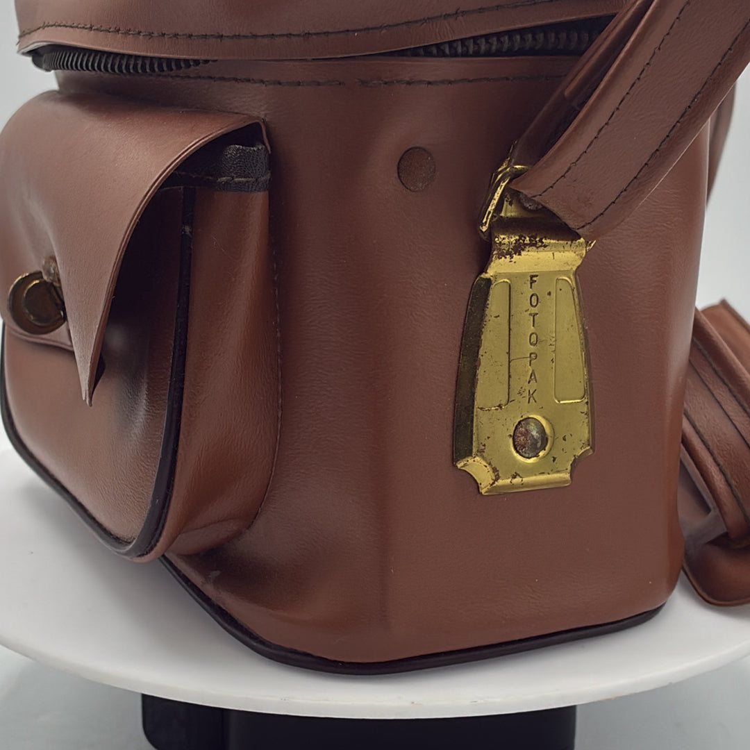 Used Fotopak leather camera bag
