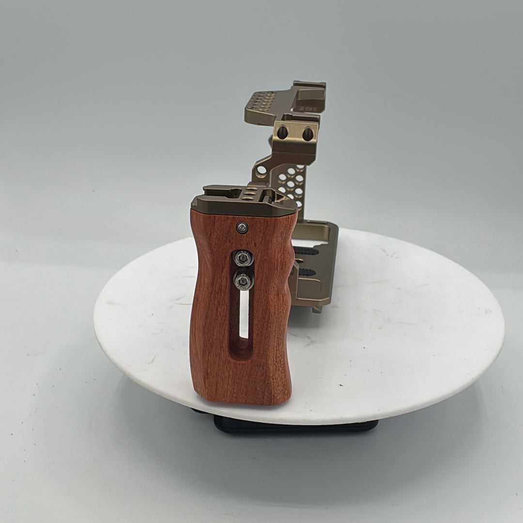 Used Andoer Camera Cage with Wooden Side Handle