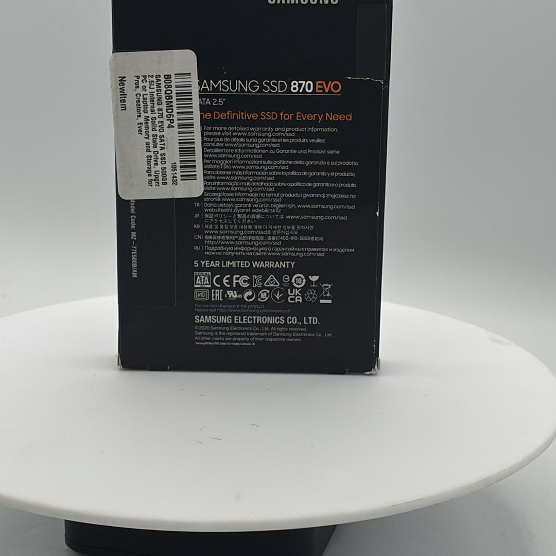 Used Samsung 870 EVO 500GB SSD
