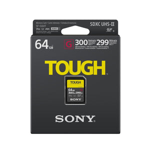 Sony SF-G64T 64GB Tough Series UHS-II SDXC Memory Card