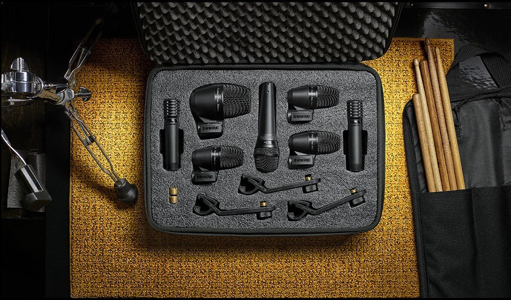 Shure PGADRUMKIT7 Drum Microphone Kit SUB SNAKE RIG