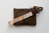 Sunset Floral Wristlet Keychain