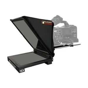 Telescript 19"  Fold & Go IP Teleprompting System With NDI