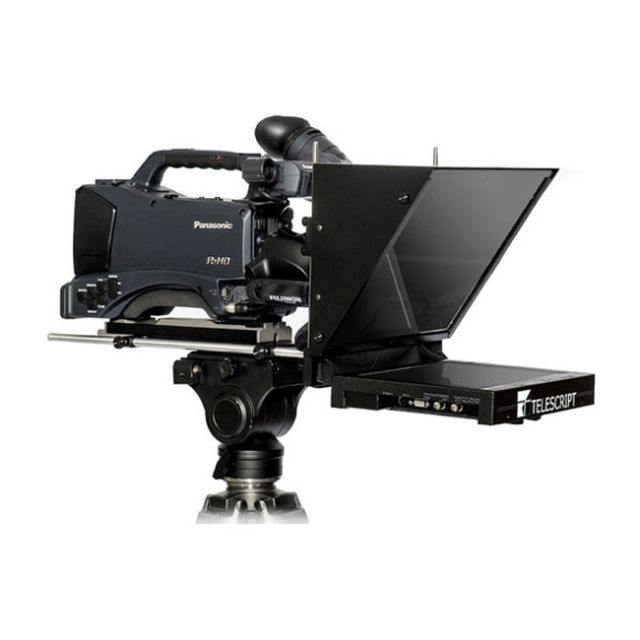 Camera Lens Script Telescript FPS120S In-Studio On-Camera Flat Panel Prompting System with ...