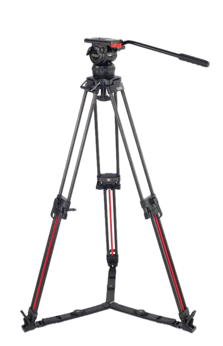 Teris TS100CF-Q Fluid Head & Tripod Kit (Carbon Fiber)