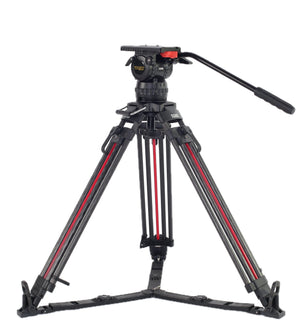Teris TS120CF-Q Fluid Head & Tripod Kit (Carbon Fiber)
