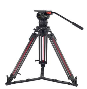 Teris TS150CF-Q Fluid Head & Tripod Kit (Carbon Fiber)