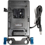 V-Mount Plate for Blackmagic Pocket Cinema Camera (15mm Rod Bracket)