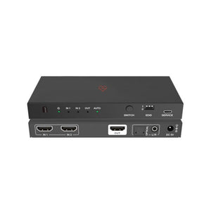 VigilLink 2x1 HDMI 2.1 Switch with Audio De-embedder (48Gbps)